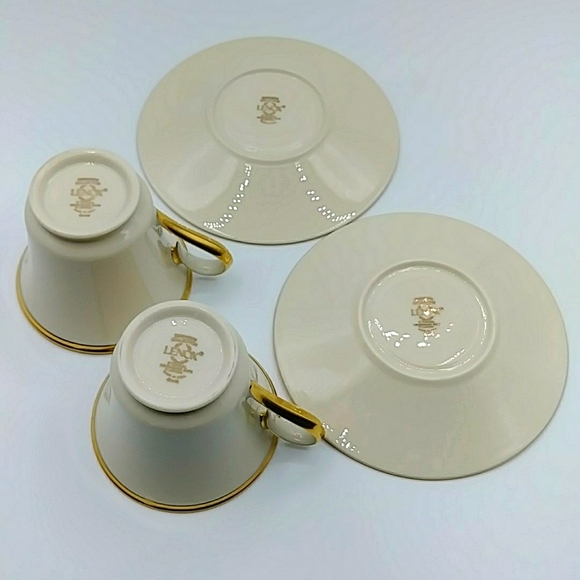COPY- 2 Lenox Eternal Cup & Saucer Sets. USA - Picture 2 of 8